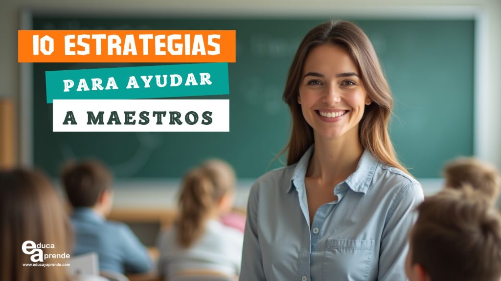 estrategias para ayudar a maestros