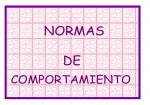 Tarjetas de rincones y comportamiento en el aula