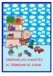 Tarjetas de rincones y comportamiento en el aula