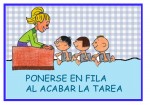 Tarjetas de rincones y comportamiento en el aula