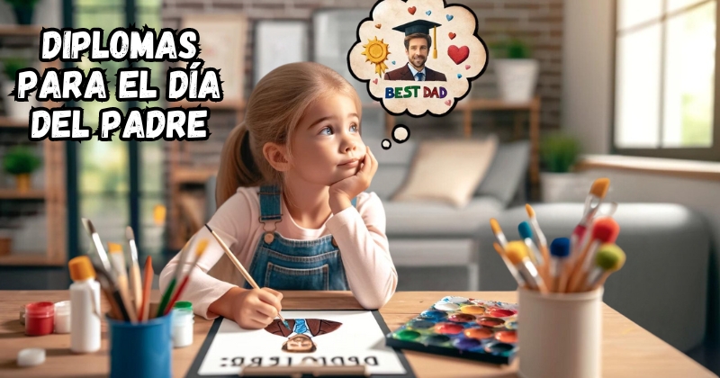 diplomas para el Día del Padre, Diplomas del Día del padre para colorear, Diplomas del Día del padre