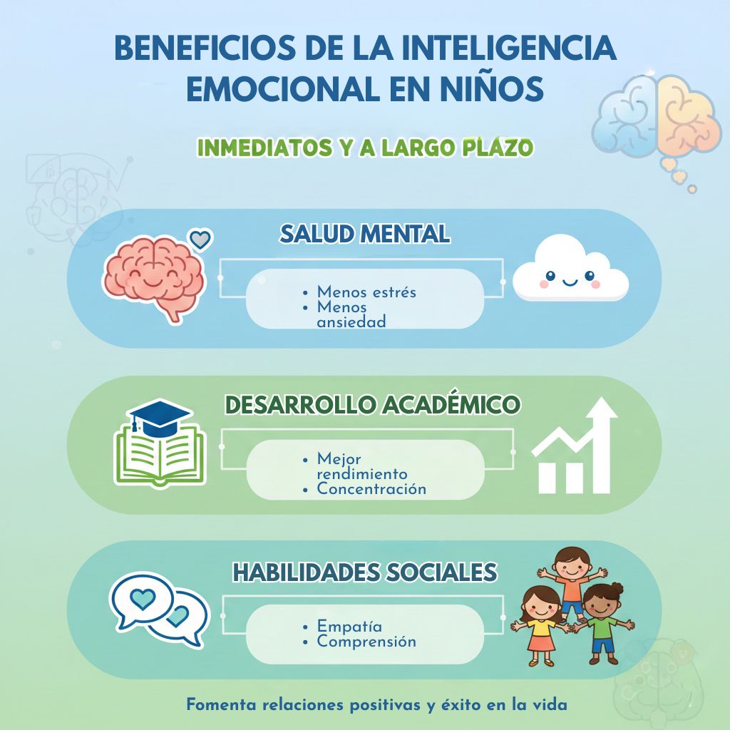 Beneficios de la inteligencia emocional en niños